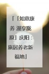 「如意康养 漫享陇原」庆阳：旅居养老新福地