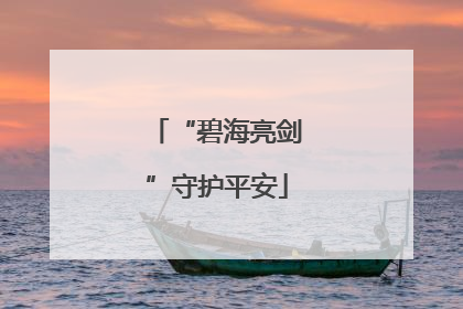 “碧海亮剑”守护平安