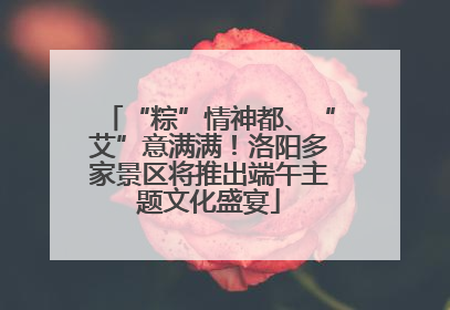“粽”情神都、“艾”意满满！洛阳多家景区将推出端午主题文化盛宴