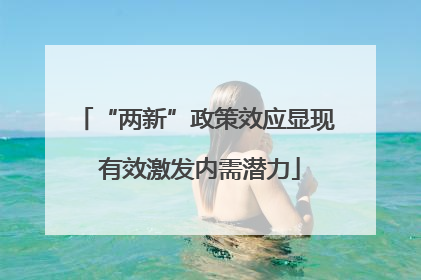 “两新”政策效应显现 有效激发内需潜力