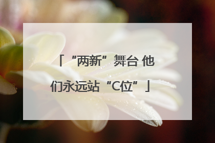 “两新”舞台 他们永远站“C位”