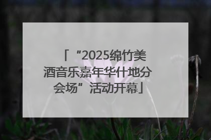 “2025绵竹美酒音乐嘉年华什地分会场”活动开幕