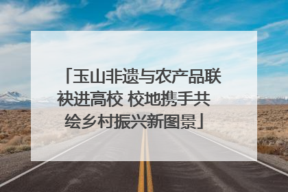 玉山非遗与农产品联袂进高校 校地携手共绘乡村振兴新图景