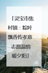 灵宝市焦村镇：粽叶飘香传孝意 志愿温情暖夕阳