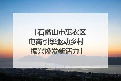 石嘴山市惠农区电商引擎驱动乡村振兴焕发新活力