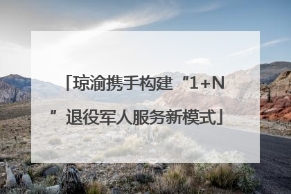 琼渝携手构建“1+N”退役军人服务新模式