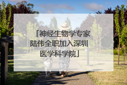 神经生物学专家陆伟全职加入深圳医学科学院