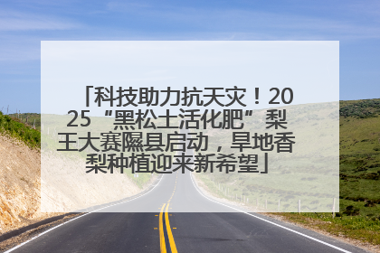科技助力抗天灾！2025“黑松土活化肥”梨王大赛隰县启动，旱地香梨种植迎来新希望