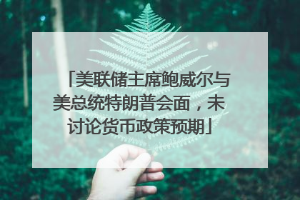 美联储主席鲍威尔与美总统特朗普会面，未讨论货币政策预期