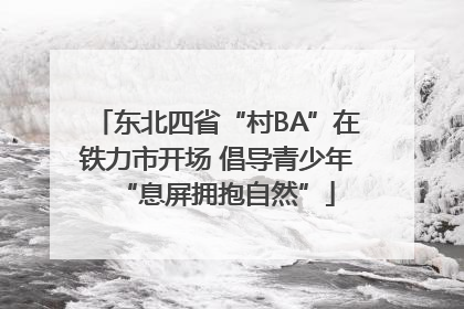东北四省“村BA”在铁力市开场 倡导青少年“息屏拥抱自然”