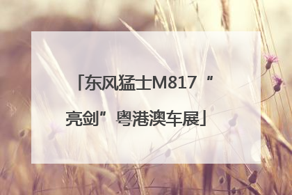 东风猛士M817“亮剑”粤港澳车展
