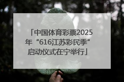 中国体育彩票2025年“616江苏彩民季”启动仪式在宁举行