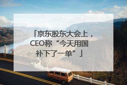 京东股东大会上，CEO称“今天用国补下了一单”