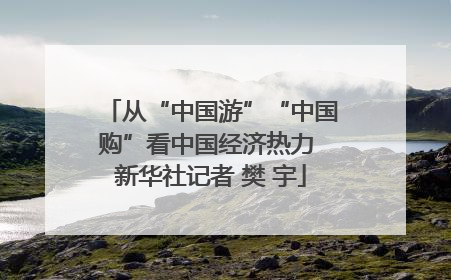 从“中国游”“中国购”看中国经济热力 新华社记者 樊 宇