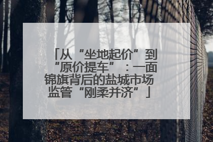 从“坐地起价”到“原价提车”：一面锦旗背后的盐城市场监管“刚柔并济”