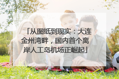 从图纸到现实：大连金州湾畔，国内首个离岸人工岛机场正崛起