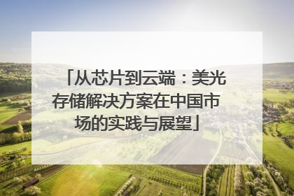 从芯片到云端：美光存储解决方案在中国市场的实践与展望