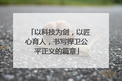 以科技为剑，以匠心育人，书写捍卫公平正义的篇章