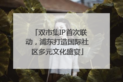 双市集IP首次联动，浦东打造国际社区多元文化盛宴