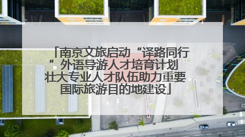 南京文旅启动“译路同行”外语导游人才培育计划 壮大专业人才队伍助力重要国际旅游目的地建设