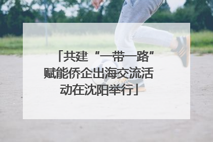 共建“一带一路”赋能侨企出海交流活动在沈阳举行