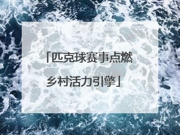 匹克球赛事点燃乡村活力引擎