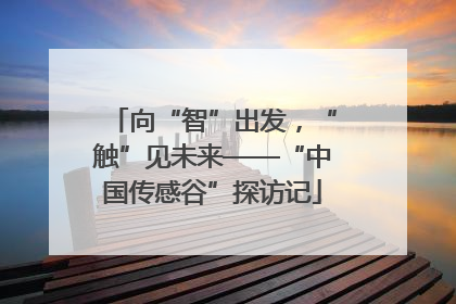 向“智”出发，“触”见未来——“中国传感谷”探访记