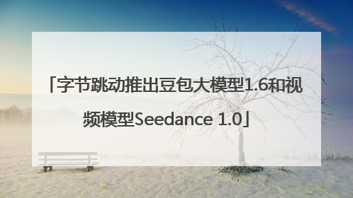 字节跳动推出豆包大模型1.6和视频模型Seedance 1.0