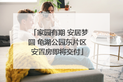 家园有期 安居梦圆 龟湖公园东片区安置房即将交付