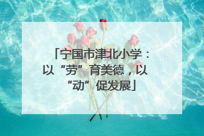宁国市津北小学：以“劳”育美德，以“动”促发展