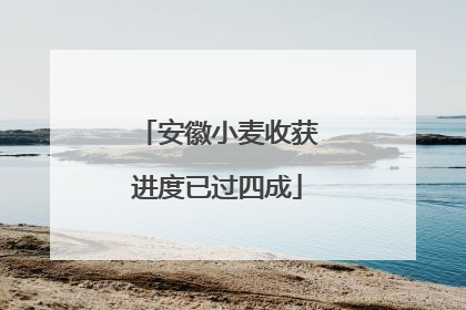 安徽小麦收获进度已过四成