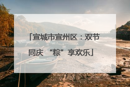 宣城市宣州区：双节同庆 “粽”享欢乐