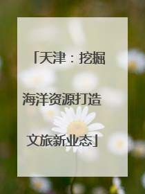 天津：挖掘海洋资源打造文旅新业态