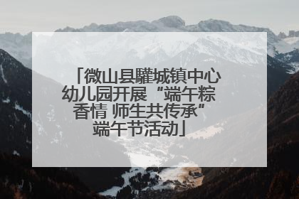 微山县驩城镇中心幼儿园开展“端午粽香情 师生共传承”端午节活动