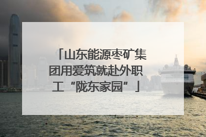 山东能源枣矿集团用爱筑就赴外职工“陇东家园”