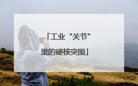 工业“关节”里的硬核突围