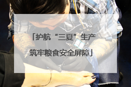 护航“三夏”生产 筑牢粮食安全屏障
