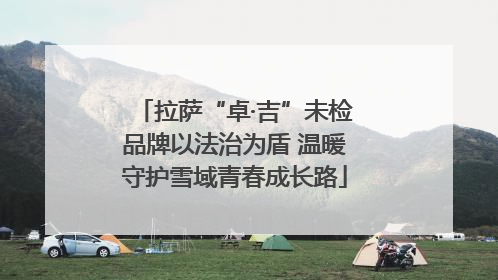 拉萨“卓·吉”未检品牌以法治为盾 温暖守护雪域青春成长路