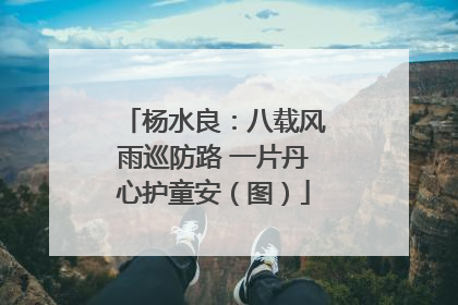 杨水良：八载风雨巡防路 一片丹心护童安（图）