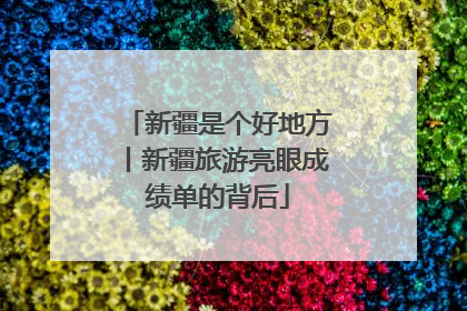 新疆是个好地方丨新疆旅游亮眼成绩单的背后