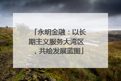 永明金融：以长期主义服务大湾区，共绘发展蓝图