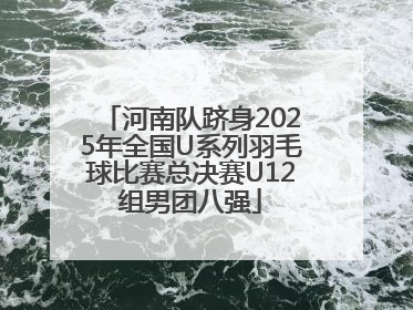 河南队跻身2025年全国U系列羽毛球比赛总决赛U12组男团八强