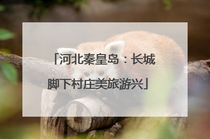 河北秦皇岛：长城脚下村庄美旅游兴