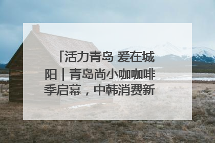 活力青岛 爱在城阳｜青岛尚小咖咖啡季启幕，中韩消费新场景点燃夏日热情