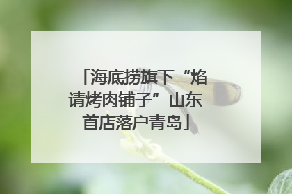 海底捞旗下“焰请烤肉铺子”山东首店落户青岛