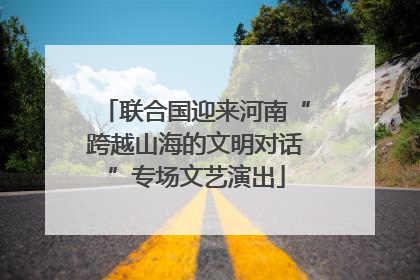 联合国迎来河南“跨越山海的文明对话”专场文艺演出