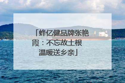 蜂亿健品牌张艳霞：不忘故土根 温暖送乡亲