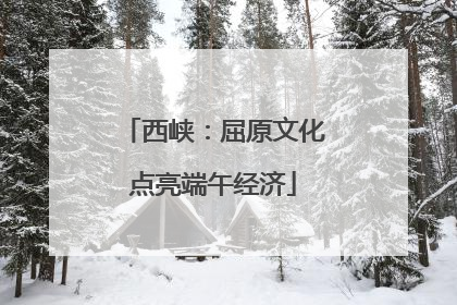 西峡：屈原文化点亮端午经济