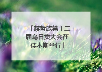 赫哲族第十二届乌日贡大会在佳木斯举行