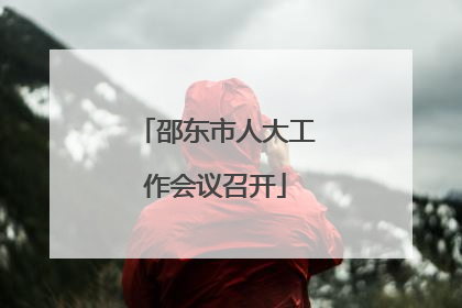 邵东市人大工作会议召开
